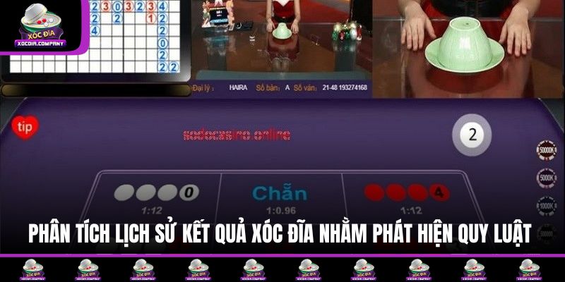 Phân tích lịch sử kết quả xóc đĩa nhằm phát hiện quy luật