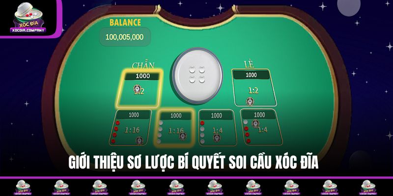 Giới thiệu sơ lược bí quyết soi cầu xóc đĩa