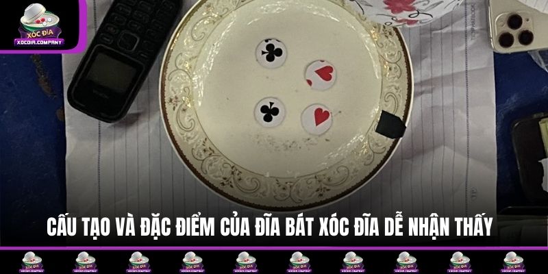 Cấu tạo và đặc điểm của đĩa bát xóc đĩa dễ nhận thấy