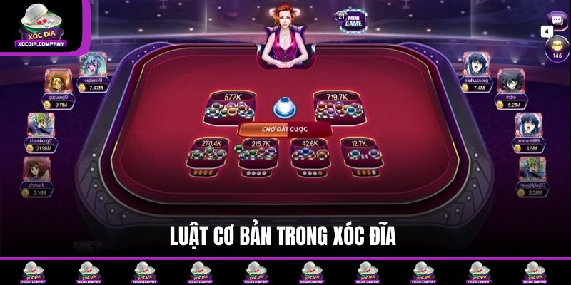 Luật cơ bản trong xóc đĩa